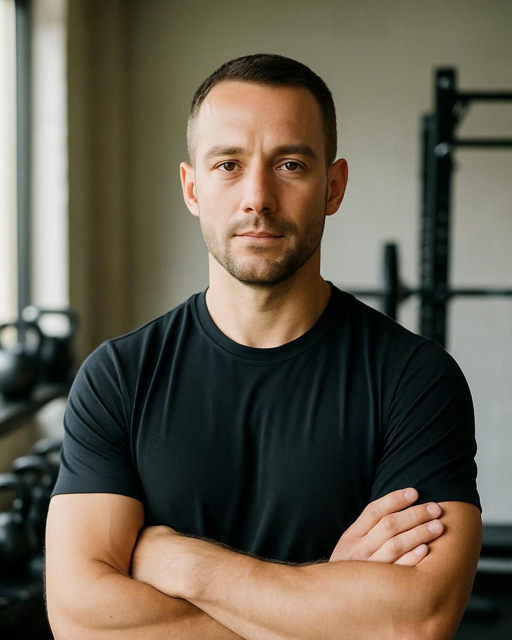 Coach portrait in the gym